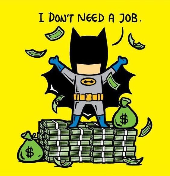 Funny-Superheroes-Illustrations-Working-Batman