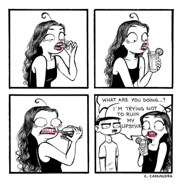 Everyday-Woman-Problems-Comic-Lipstick