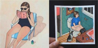 Illustrations What Women Do When No One Is Watching (9)